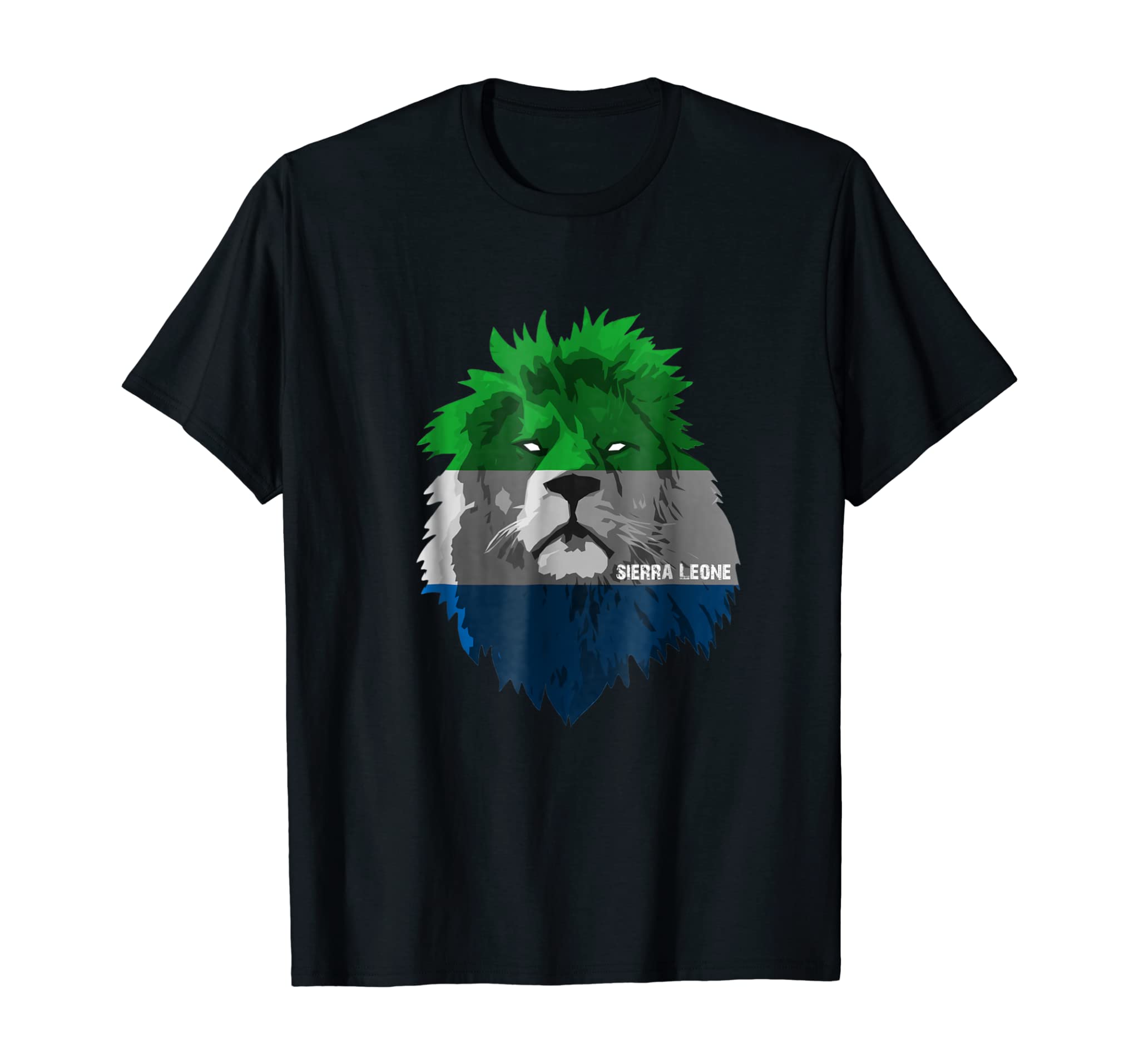 Soccer team Sierra Leone national pride Lion Flag T shirt