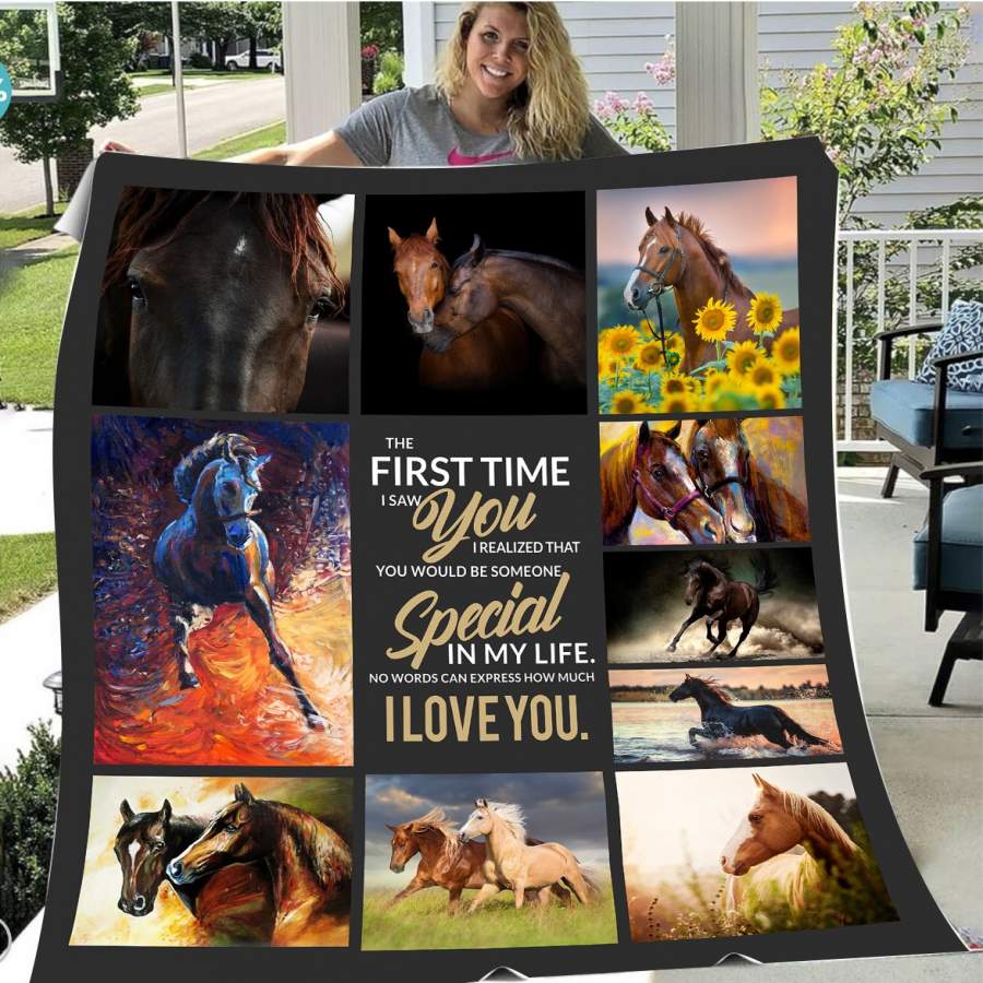 Words Cannot Express Horse 3D Blanket