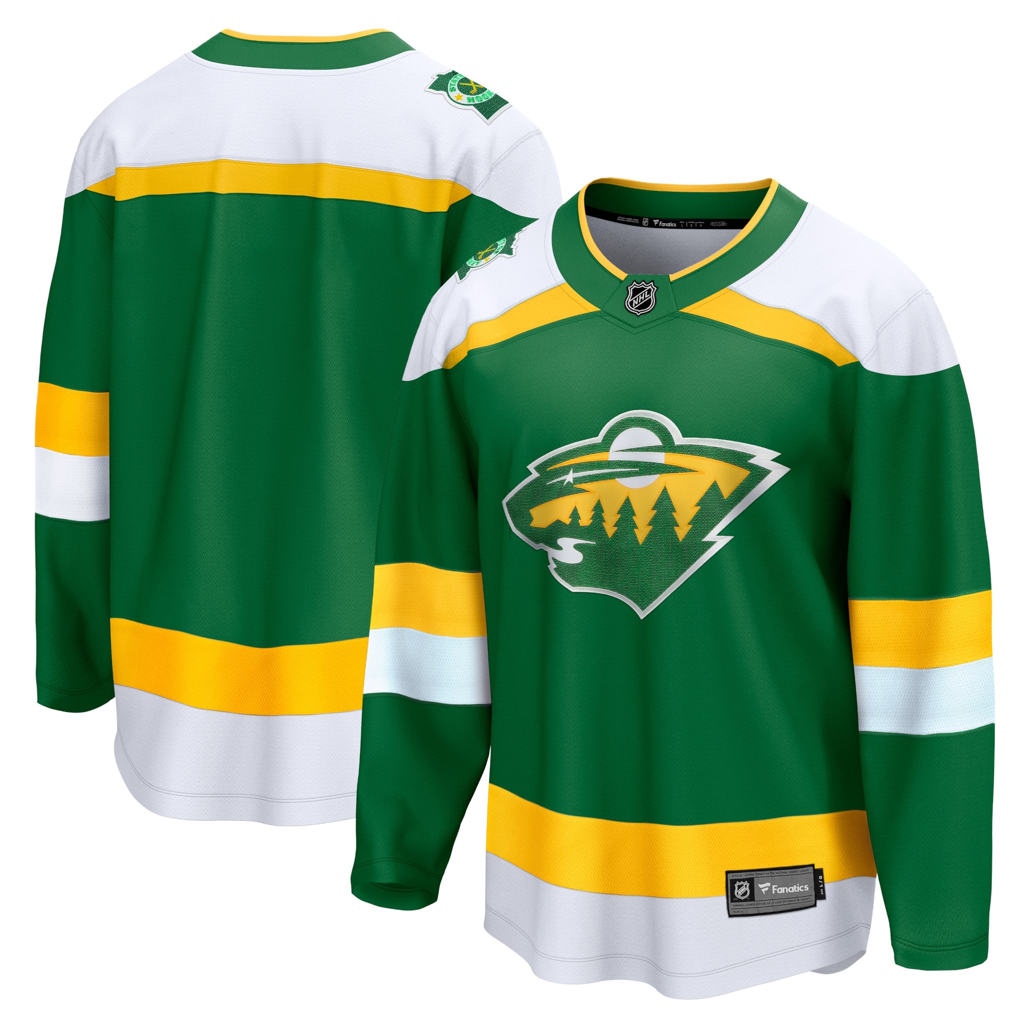 Minnesota Wild Branded Alternate Premier Breakaway Jersey  Green