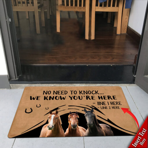 Horse M288 Camping Custom Doormat All Over Printed