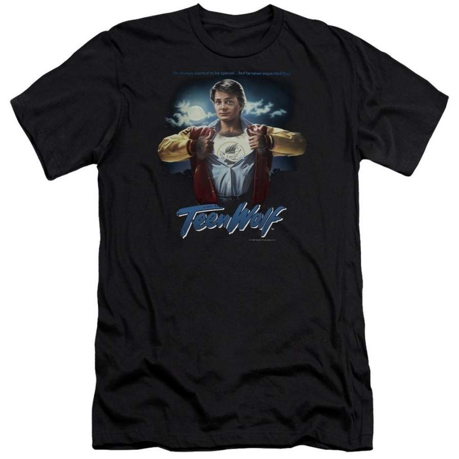 Teen Wolf Shirt Poster Slim Fit T-Shirt