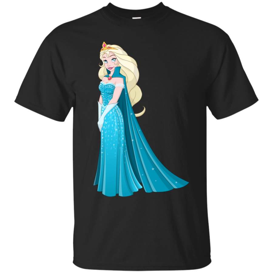 AGR Snow Princess In Blue Dress Side Sweatshirt T-Shirt & Hoodie