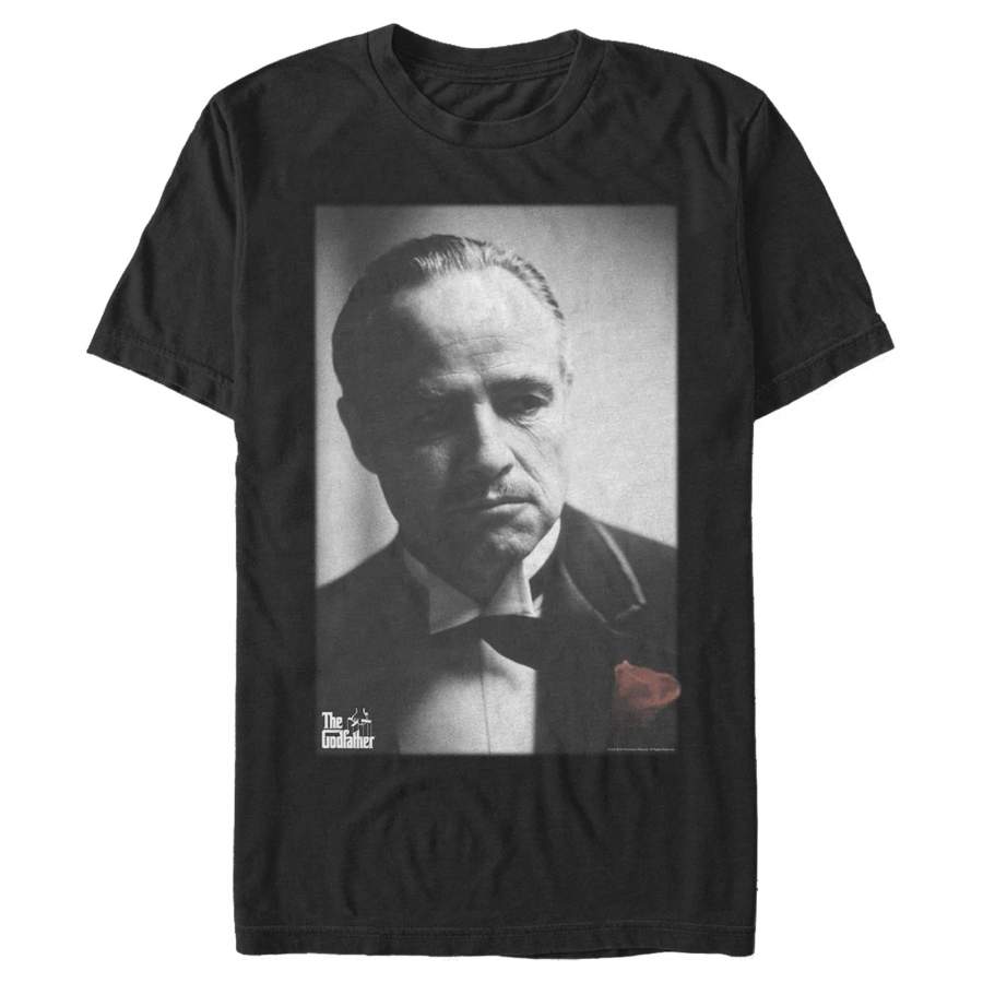 The Godfather Men’s Don Corleone Portrait  T Shirt