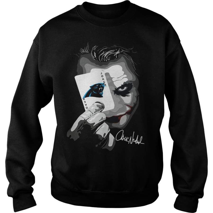 Carolina Panthers Joker Poker Sweatshirt