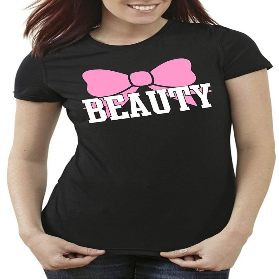 Beauty With Pink Bow Shirt