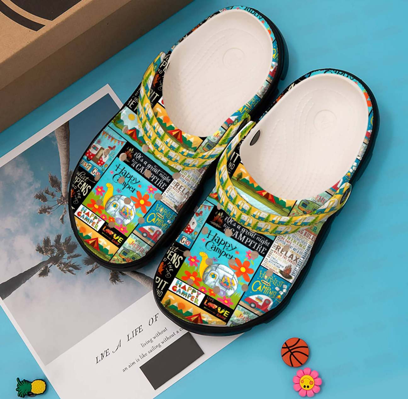 Camping Personalized Clog, Custom Name, Text, Color, Number Fashion Style For Women, Men, Kid, Print 3D Camping Lover