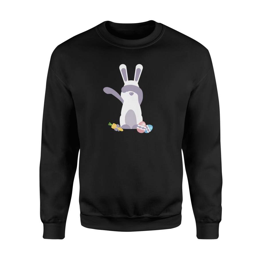 Cute Easter Bunny Dabbing Bunny Sweatshirt