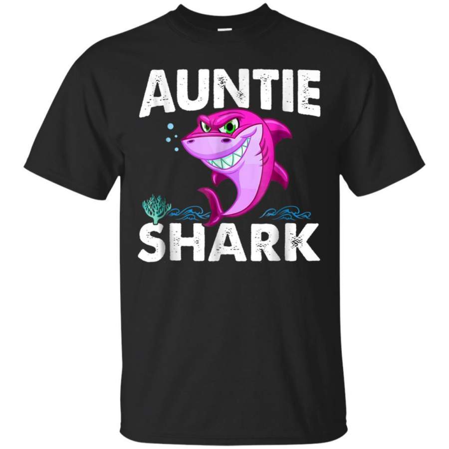 AGR Auntie Shark Shirt Awesome Funny Family Gift Shark Shirt Jaq T-shirt