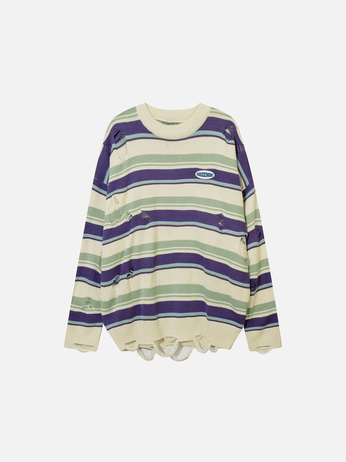 Talishko™ – Stripe Hole Sweater