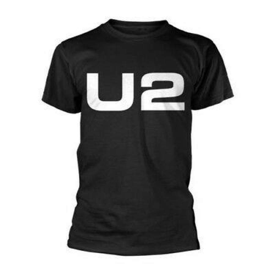 U2-White Logo (Organic Ts) New T-Shirt