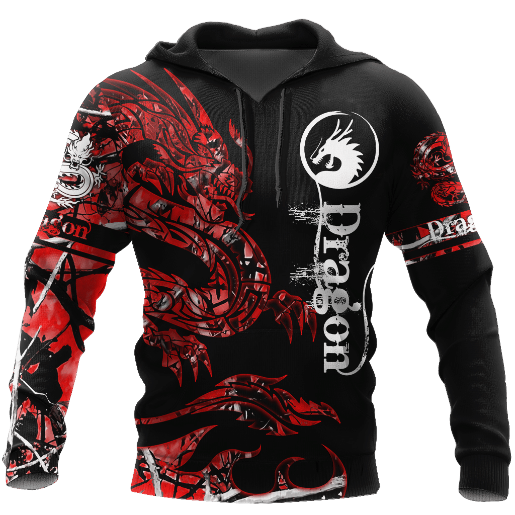 3D Armor Tattoo And Dungeon Dragon Hoodie Tshirt For Men And Women Az081103