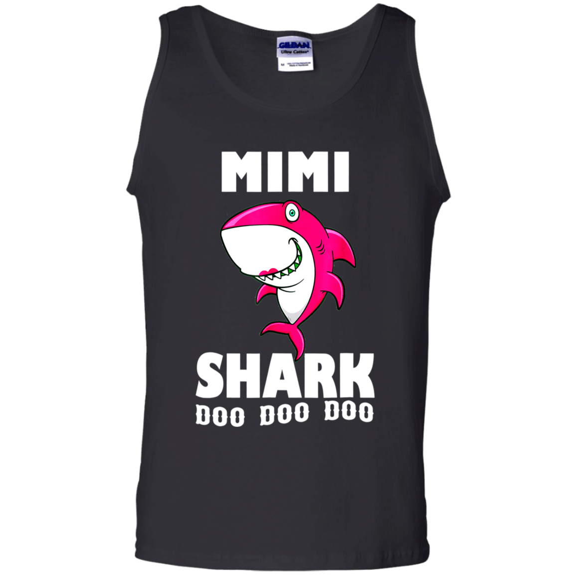 Check out this awesome MIMI Shark Doo Doo Doo – Family Shark Christmas Shirt G220 Gildan 100% Cotton Tank Top