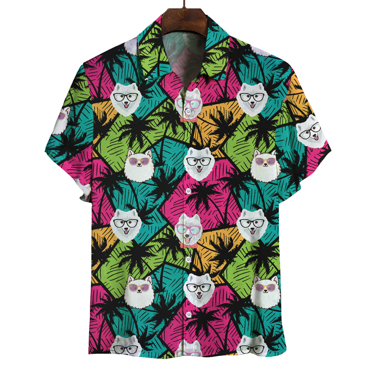 Aloha Hawaii Japanese Spitz Shirt Ha30619