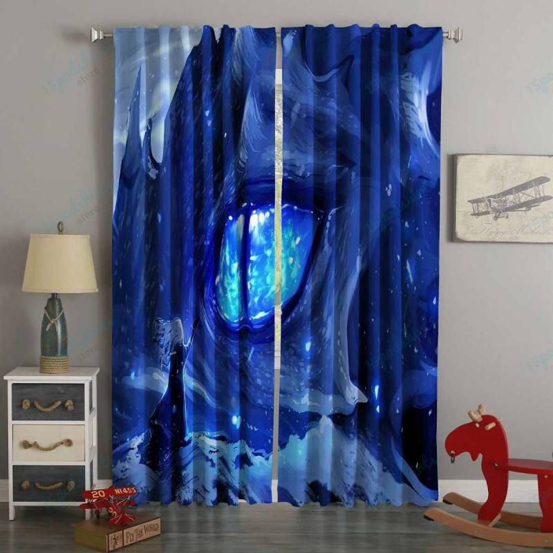 3D Printed Dragon Style Custom Living Room Curtains