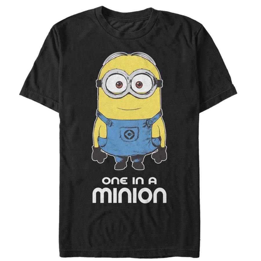 Despicable Me Men's One in Minion  T Shirt