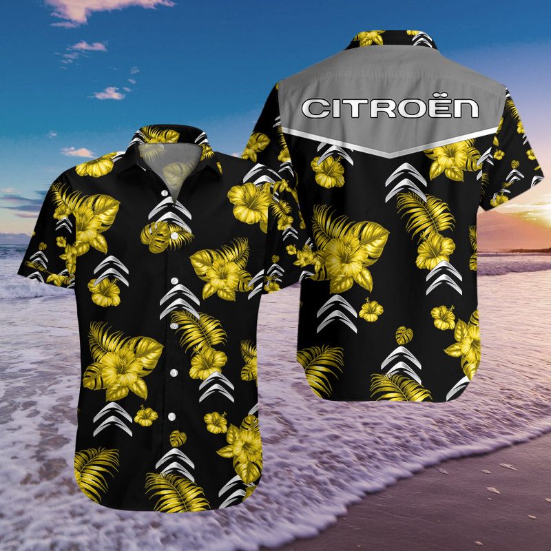 3D All Over Printed Citroen Ttt-Ht Hawaiian Shirts Ver 1 (Yellow)