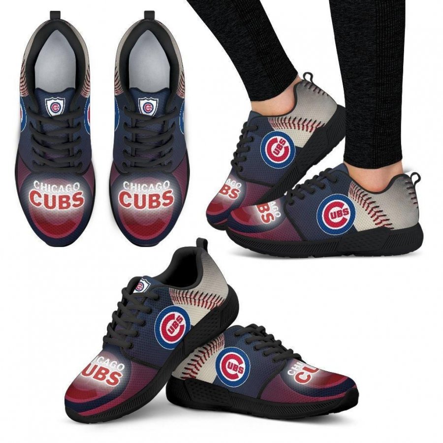 Awesome Chicago Cubs Running Sneakers For Baseball Fan #176