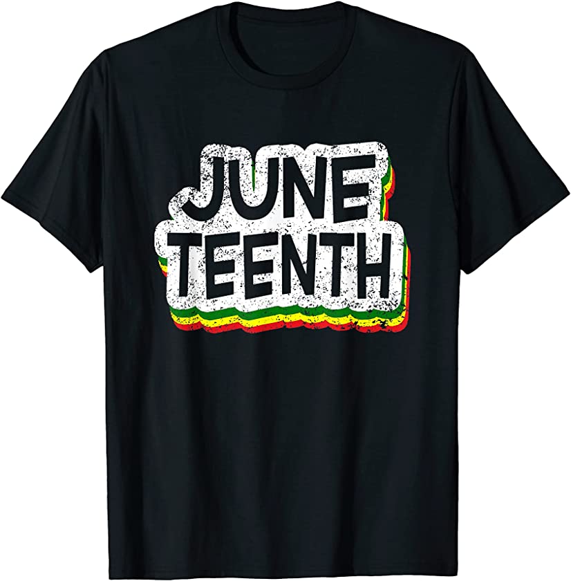 Vintage Juneteenth African Freedom Black History 1865 T-Shirt