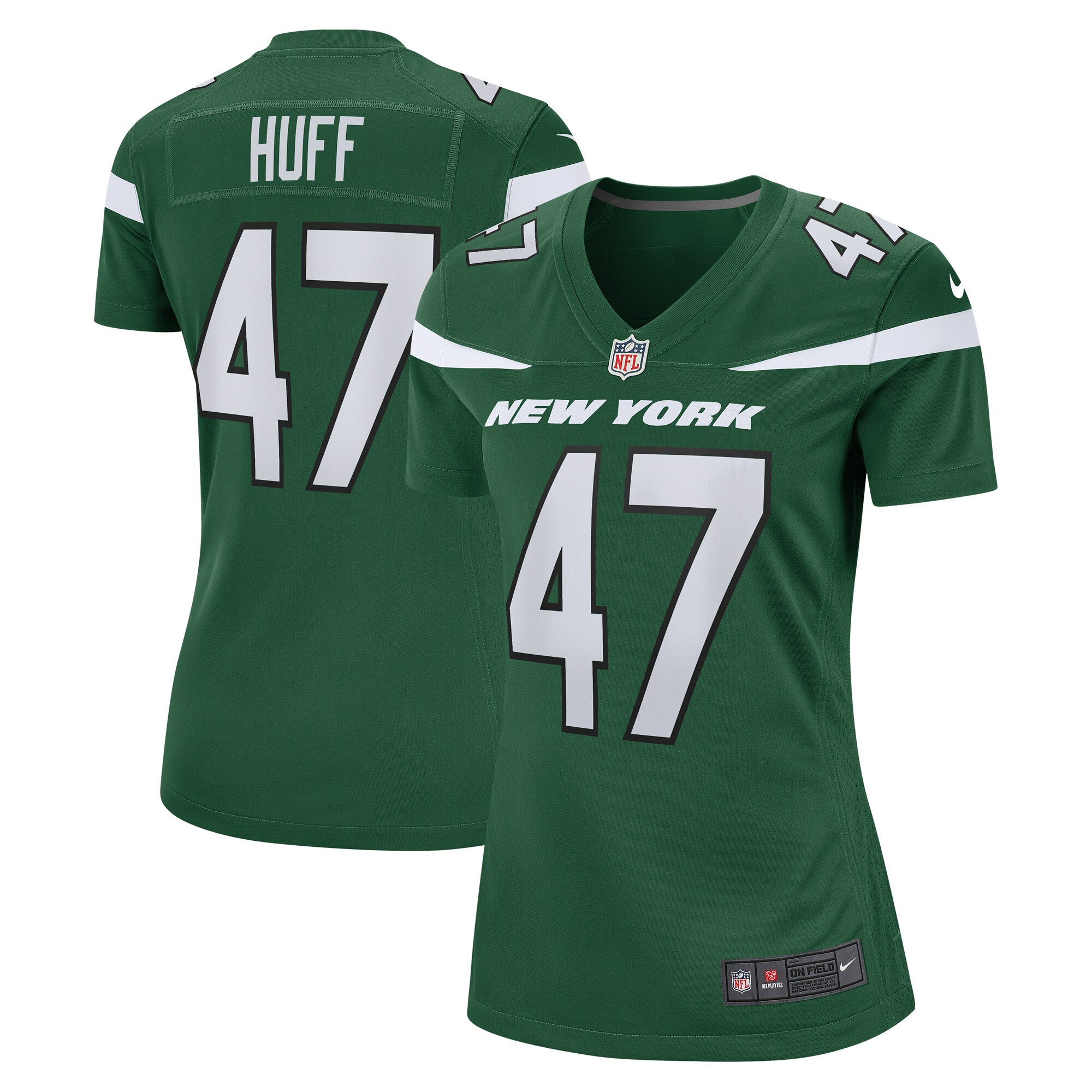 Bryce Huff New York Jets Womens Game Jersey – Gotham Green NFL