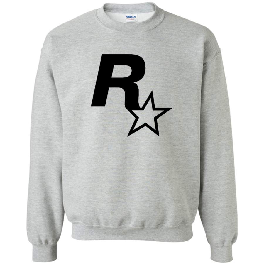 AGR Rockstar Games Crewneck Pullover Sweatshirt