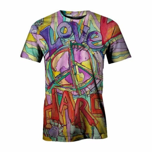 Awesome Hippie 3D All Over Printed Shirts For Men And Women, Gift For Hippie Lover, Hippie Soul