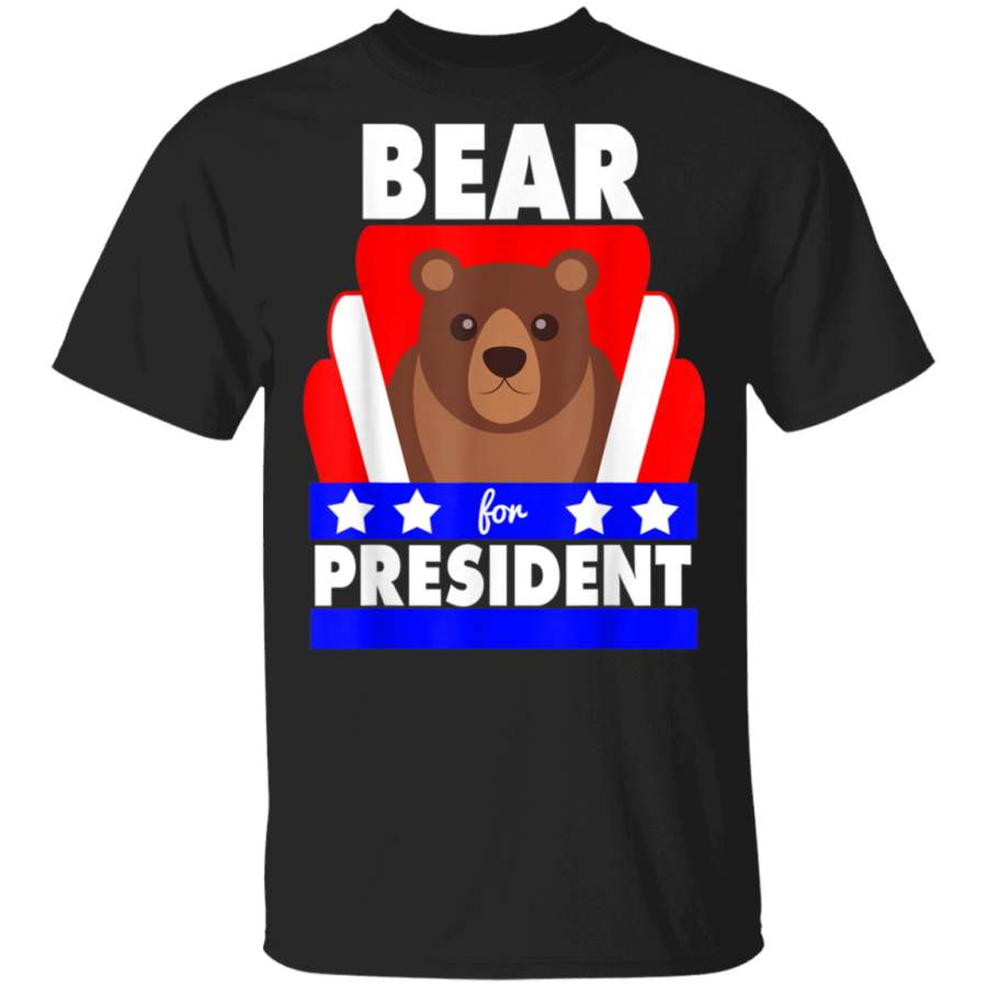 Bear for President Funny Election Shirt Political Parody TShirt