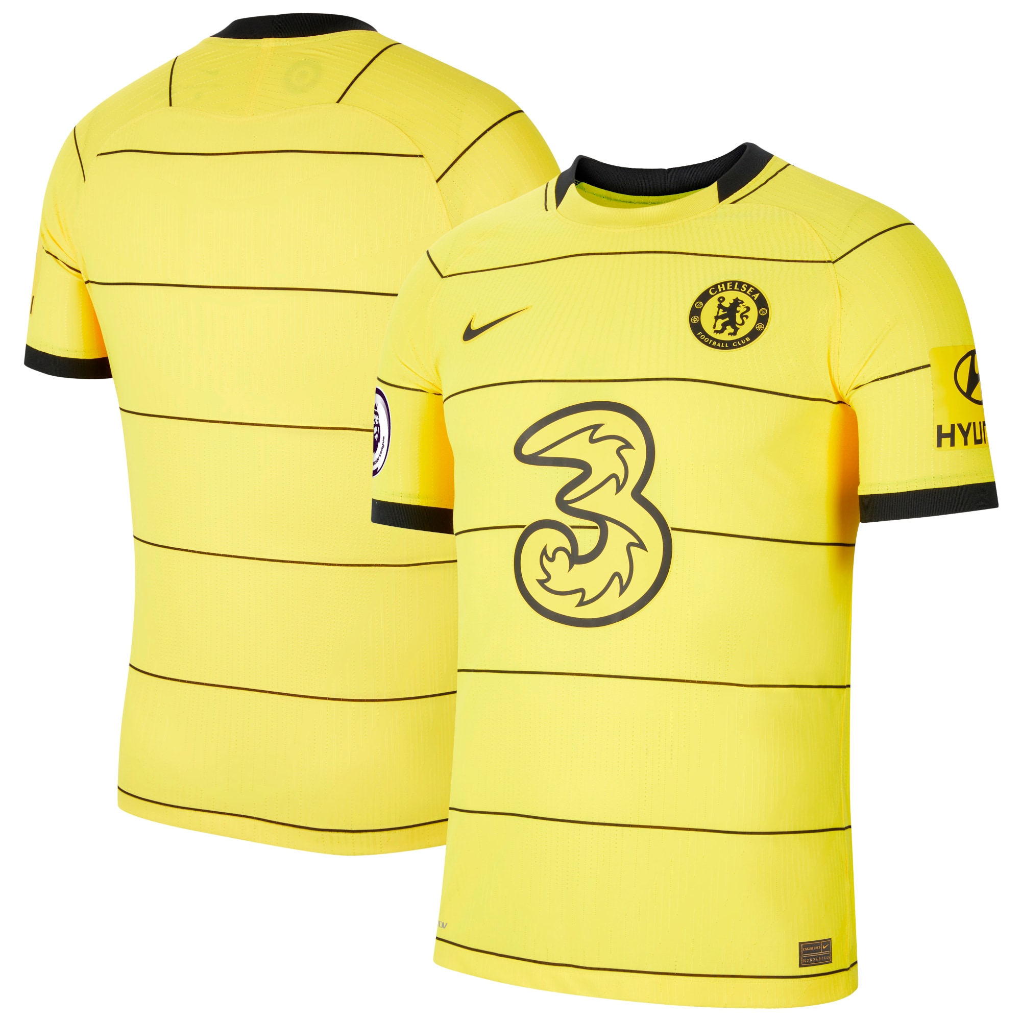 Chelsea 2021/22 Away Vapor Match Jersey – Yellow