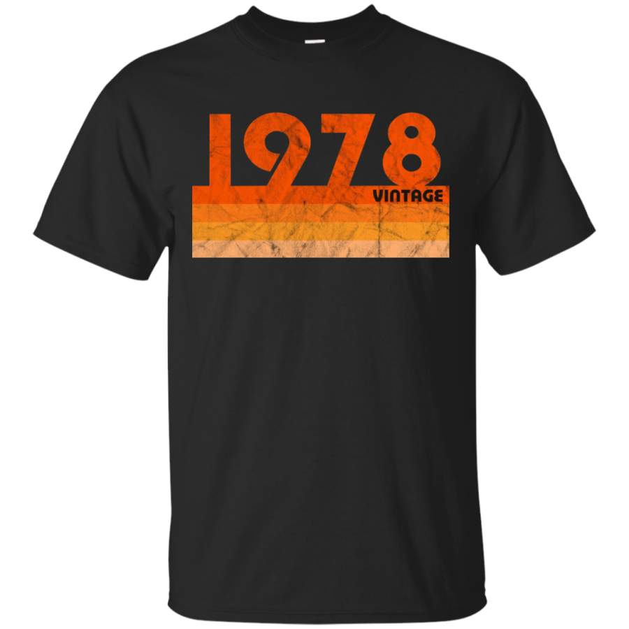 Vintage Retro 1978 – Birthday Men/Women T shirt