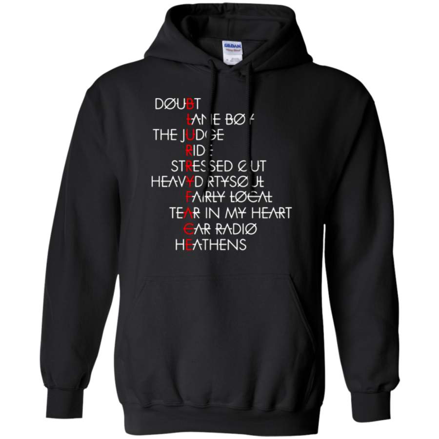 Blurryface Album Song Puzzle Twenty One Pilots Hoodie T-Shirt