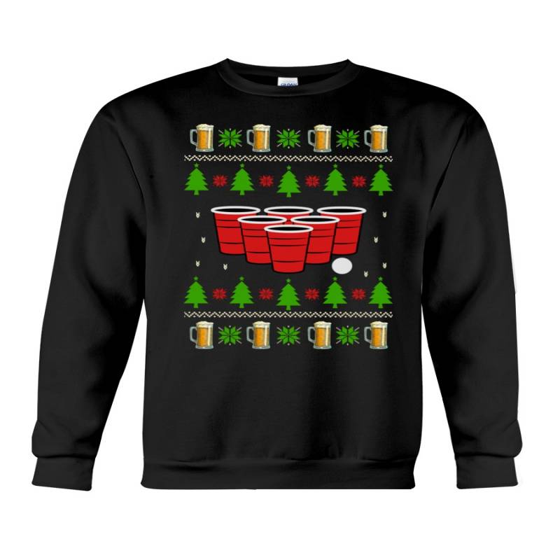 Ugly Christmas Sweater Beer Pong Christmas Xmas shirt, hoodie, tank top – tml