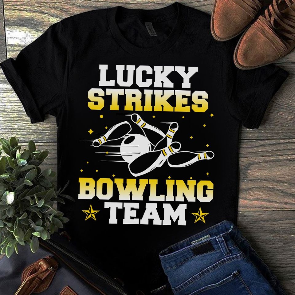 Lucky Strikes Bowling Team Gift Standard/Premium T-Shirt