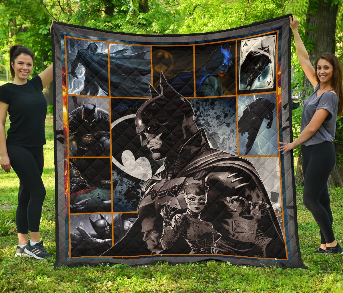 The Bat Man Premium Quilt Blanket Movie Car Accessories Custom For Fans Nt022203