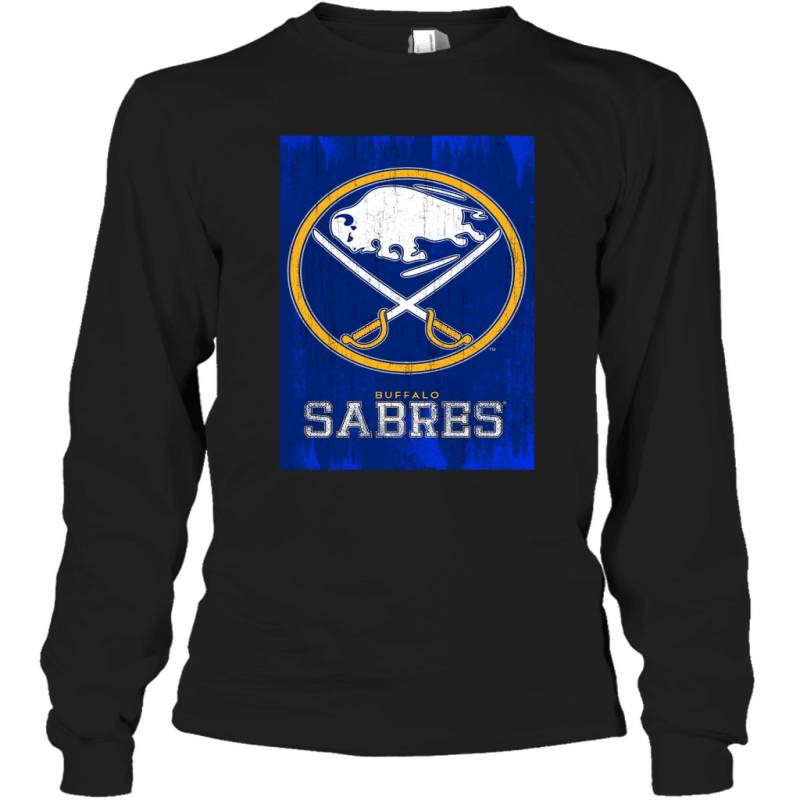 International Buffalo Sabres Logo Wall Long Sleeve T-Shirt