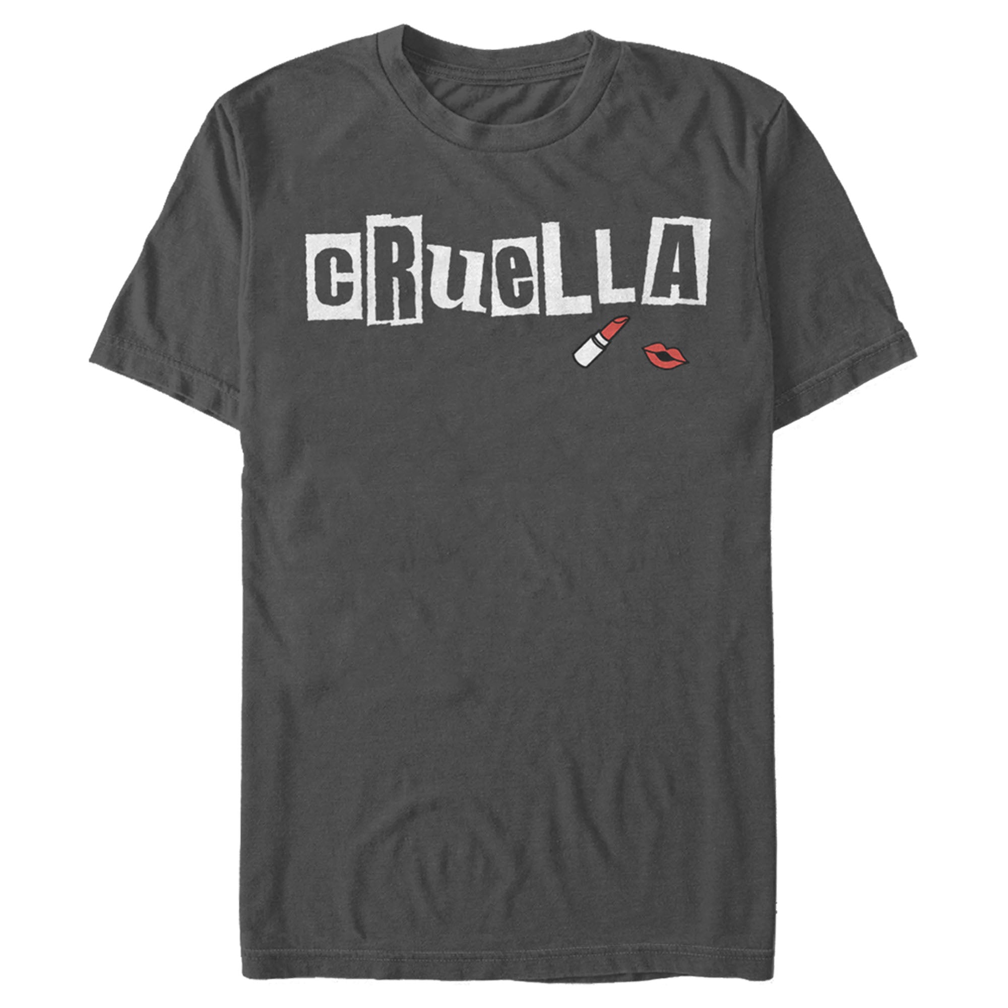 Cruella Men’S Lipstick Logo  T-Shirt