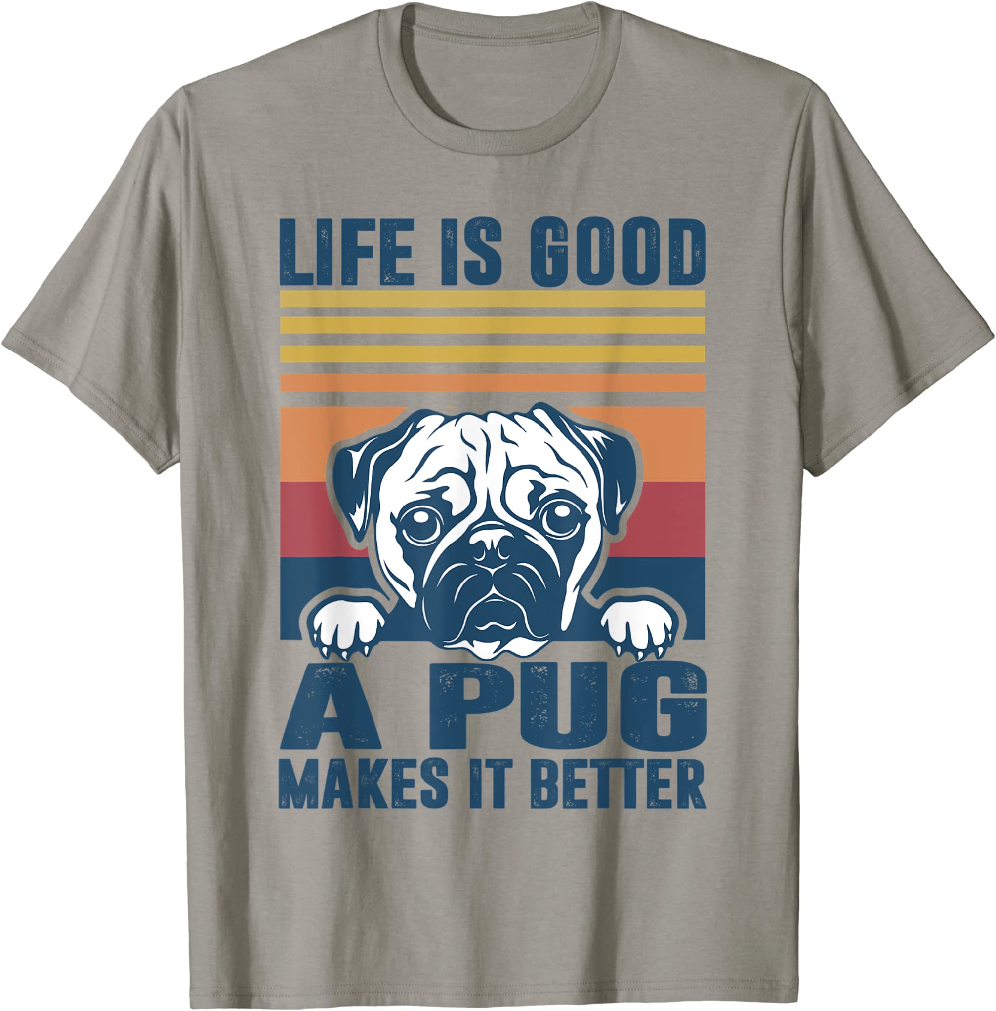 Pug Gifts For Pug Lovers Pug Mom Pug Dad Pug Dog T-Shirt