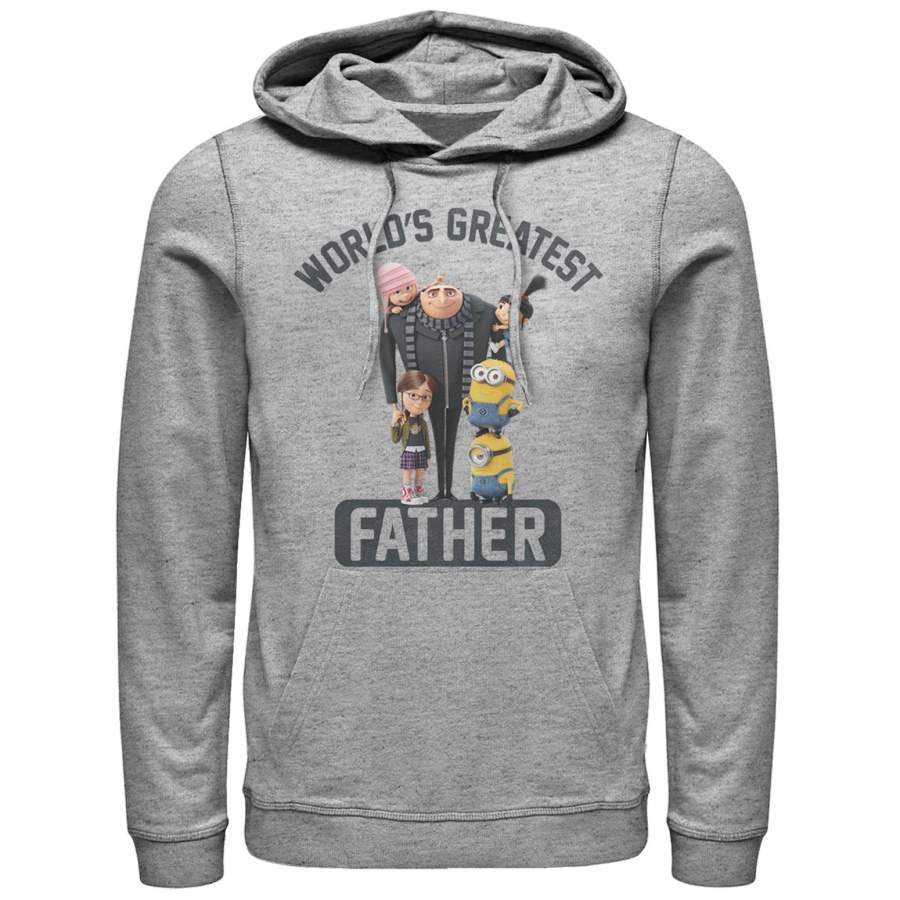 Despicable Me Men’s World’s Greatest Father  Lightweight Hoodie