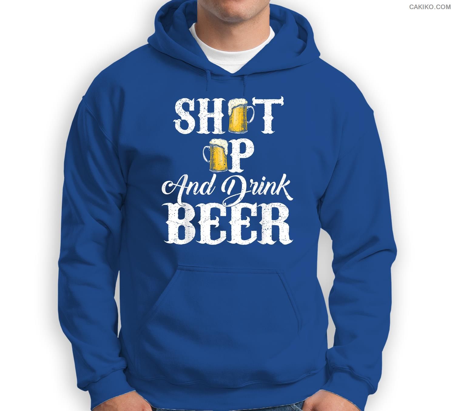 Vintage Shut Up And Drink Beer Beer Lover Beer Day Sweatshirt & Hoodie