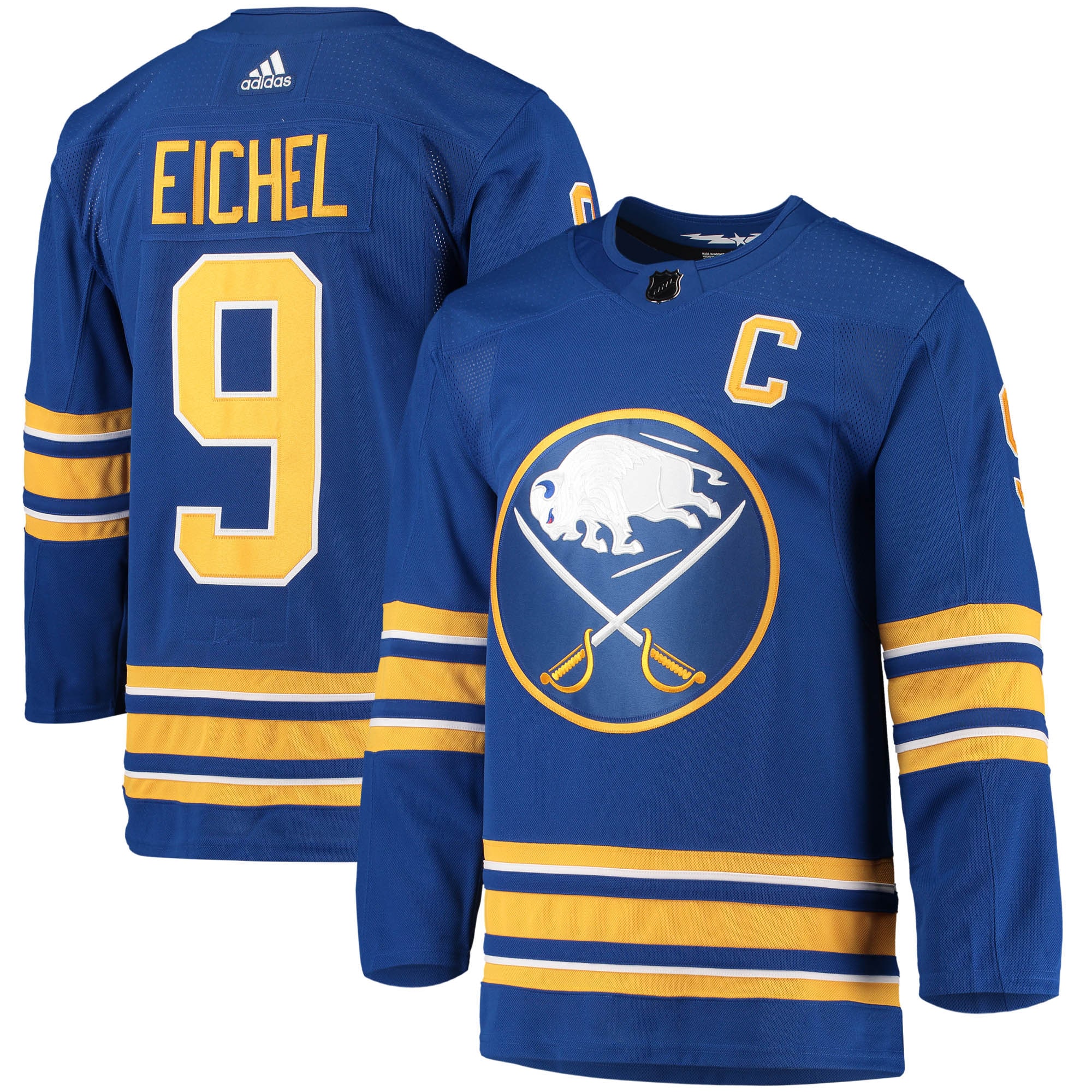 Jack Eichel Buffalo Sabres Home Primegreen Authentic Player Jersey – Royal