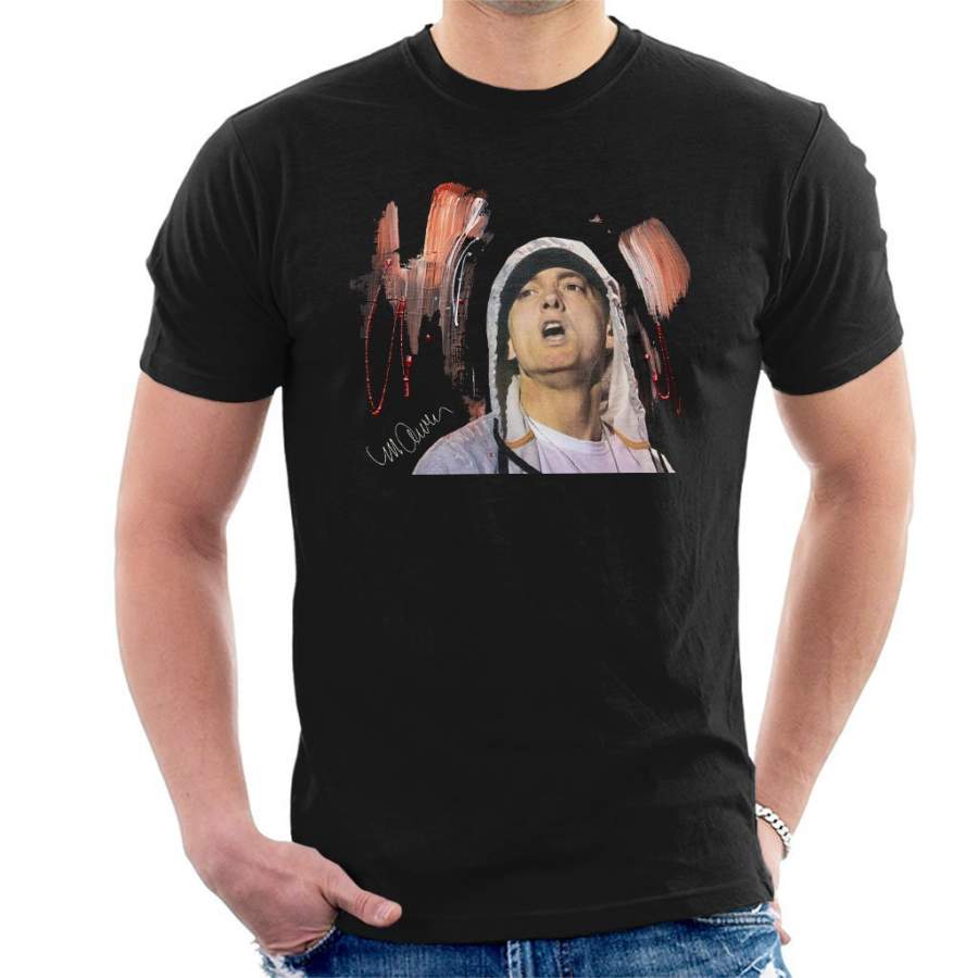 Sidney Maurer Original Portrait Of Eminem Men’s T-Shirt