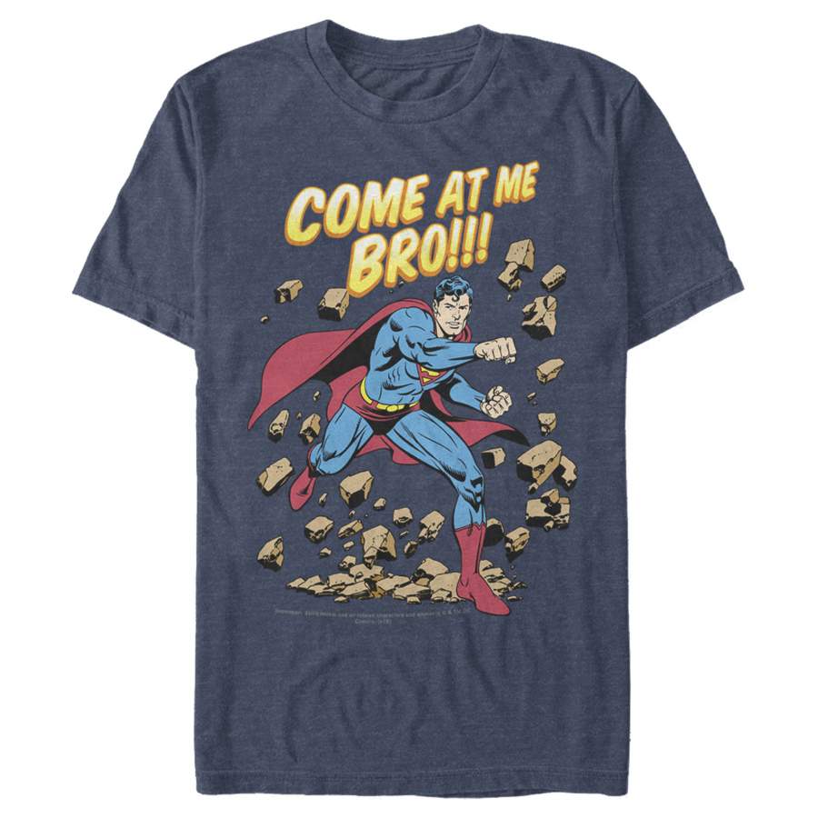 Superman Men’s Come At Me Bro  T Shirt