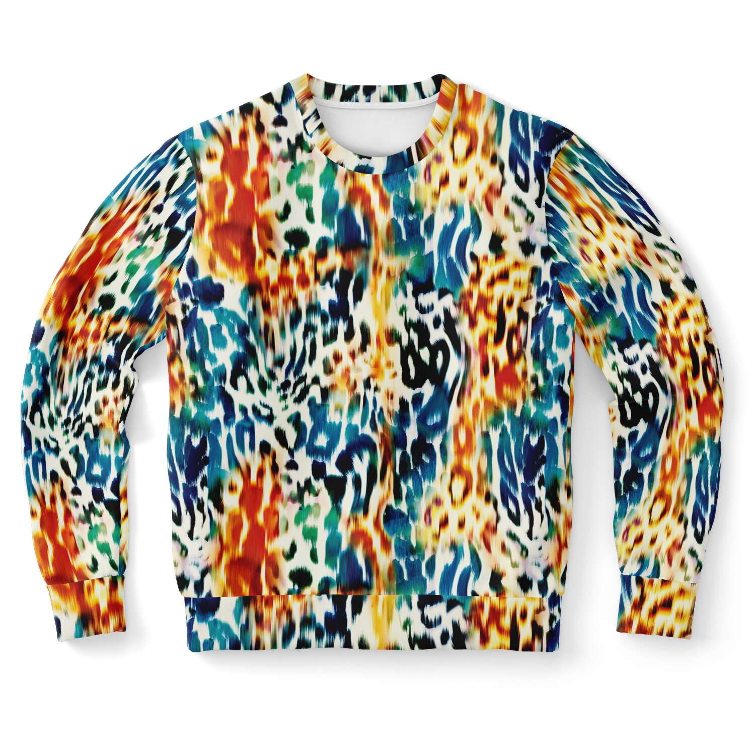 Colorful Leopard Animal Print Sweatshirt