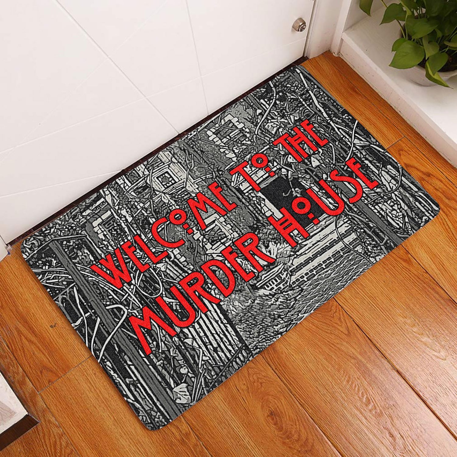 Welcome To The Murder House All Over Printing Doormat Pre2207