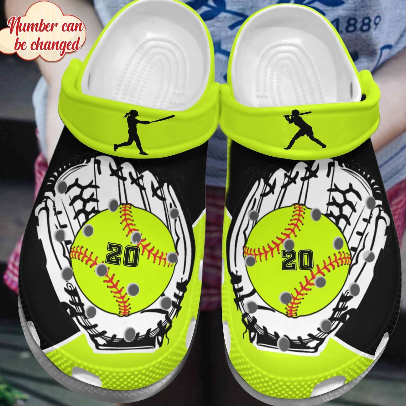 Softball Personalized Clog, Custom Name, Text, Color, Number Fashion Style For Women, Men, Kid, Print 3D Softball Is Life 7