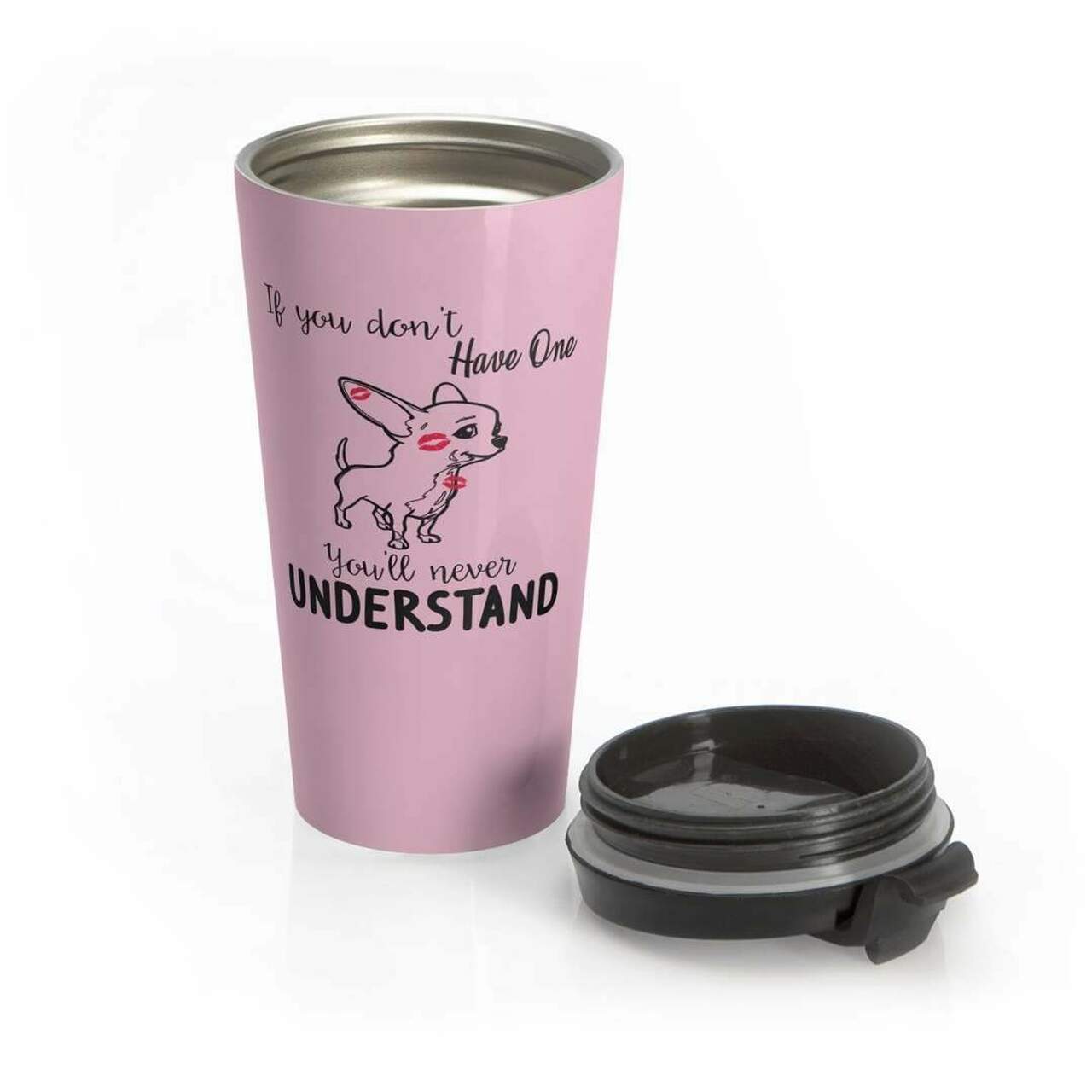 Chihuahua Pink Cl15100028Mdt 16Oz 20Oz Travel Mug Vacuum Sealed Custom Tumblers
