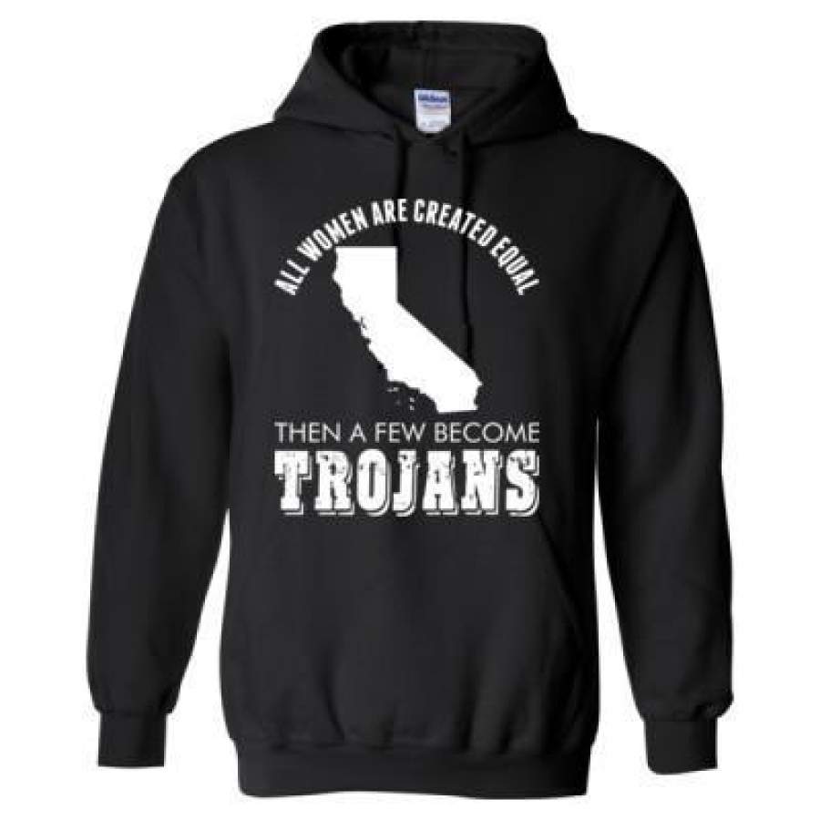 AGR All Women Are Created Equal Then A Few Become Trojans – Heavy Blend™ Hooded Sweatshirt