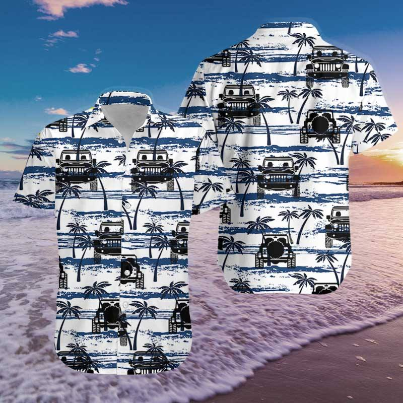 Car On Beach Hawaiian Shirt Ha89919