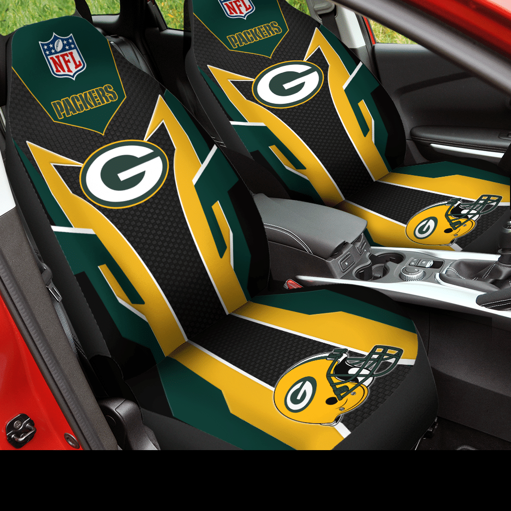 Green Bay Packers Car Seat Covers (Set Of 2) – L4