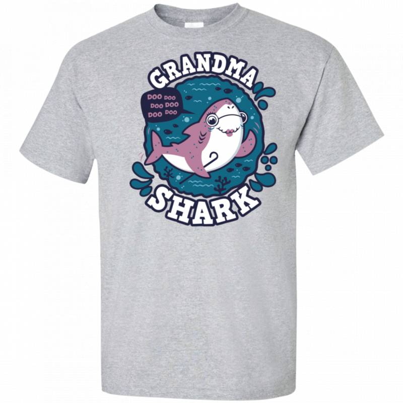 Shark Family trazo – Grandma Tall T-Shirt