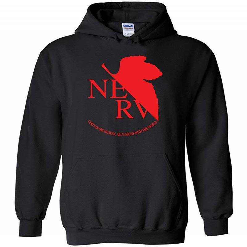 The Nerv Logo | Neon Genesis Evangelion Inspired Unisex Hoodie