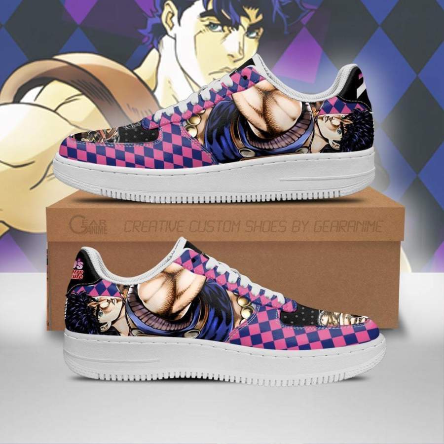 Jonathan Joestar Air Sneakers JoJo Anime Shoes Fan Gift Idea PT06